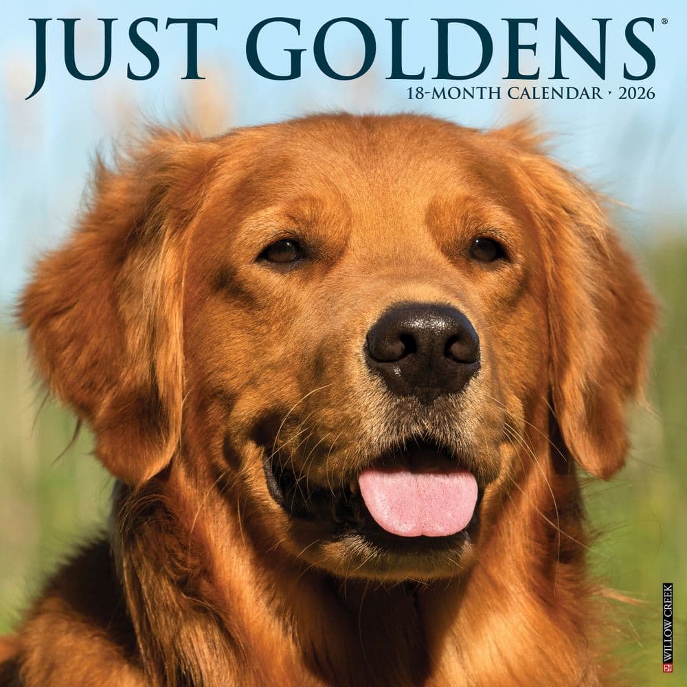 Just Goldens 2026 Wall Calendar Main Product Image