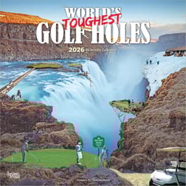World's Toughest Golf Holes 2026 Wall Calendar