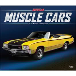 Muscle Cars 2026 Wall Calendar