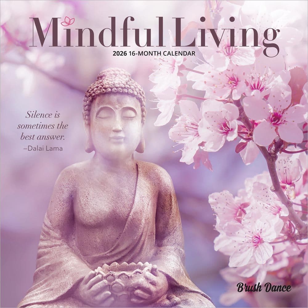  Mindful Living 2026 Mini Wall Calendar - Calendars.com Illustration 