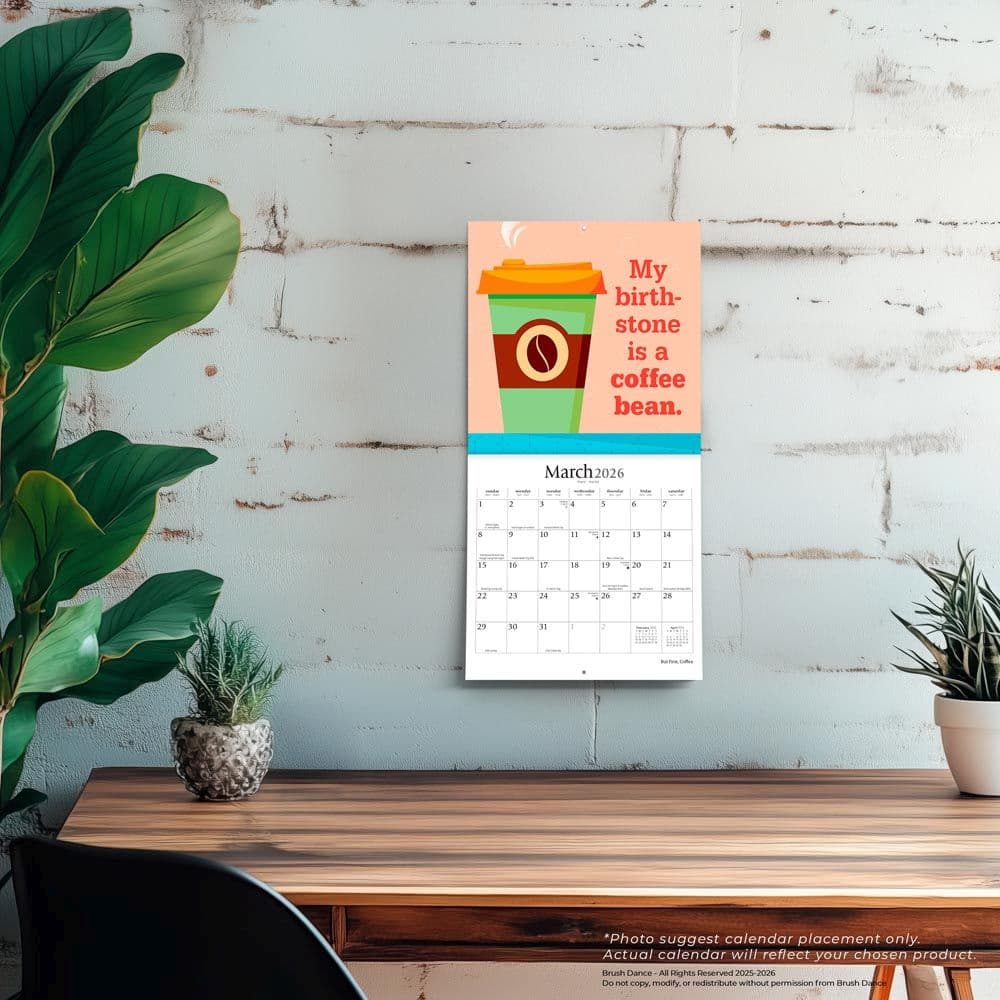 But First Coffee 2026 Mini Wall Calendar - Calendars.com