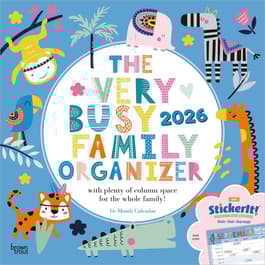 Very Busy Family Organizer 2026 Wall Calendar