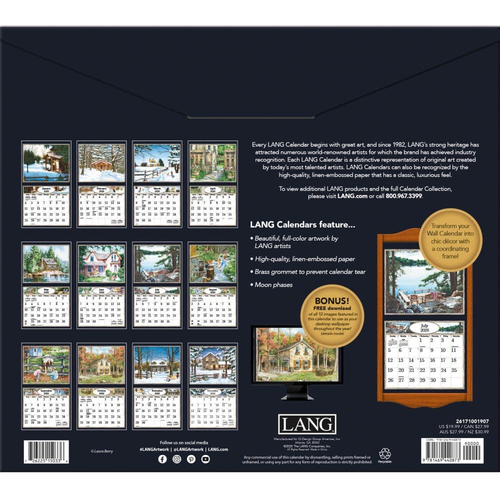 Country Welcome Special Edition 2026 Wall Calendar First Alternate Image