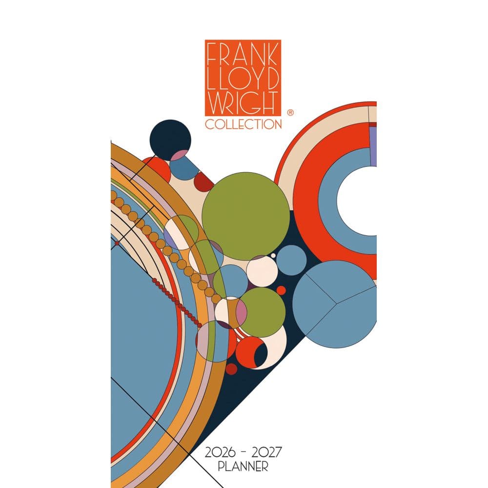 Frank Lloyd Wright 2 Year 2026 Pocket Planner Main Product Image