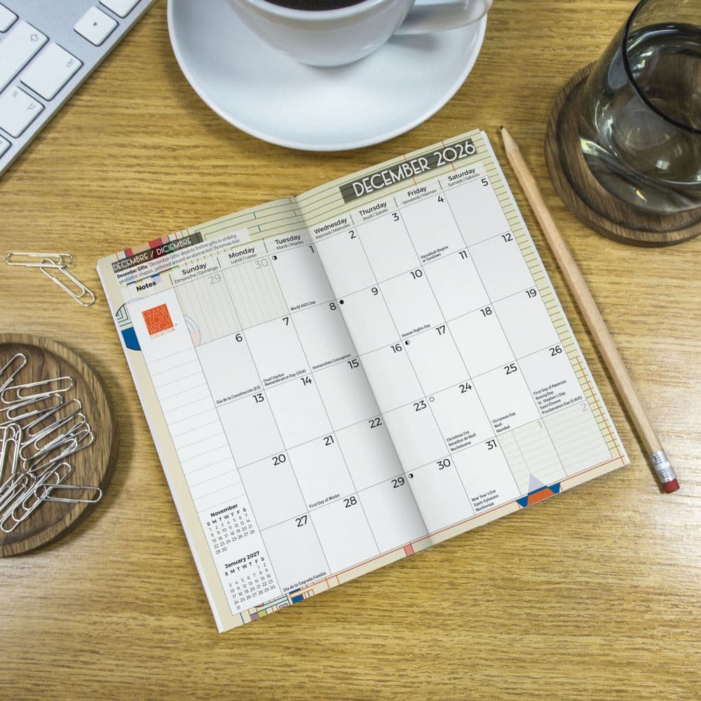 Frank Lloyd Wright 2 Year 2026 Pocket Planner Fourth Alternate Image