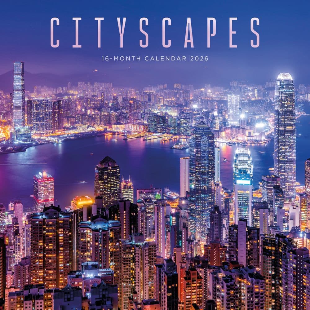 City Skylines 2026 Wall Calendar Main Product Image