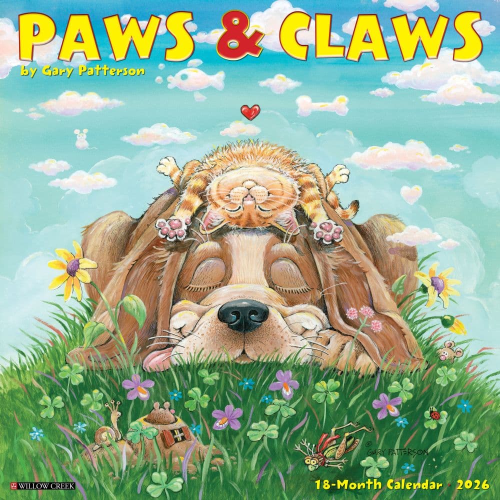 Paws and Claws 2026 Wall Calendar by Gary Patterson - Calendars.com Paws and Claws 2026 Wall Calendar by Gary Patterson - Calendars.com