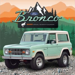 Bronco 2026 Wall Calendar