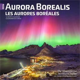 Aurora Borealis 2026 Wall Calendar