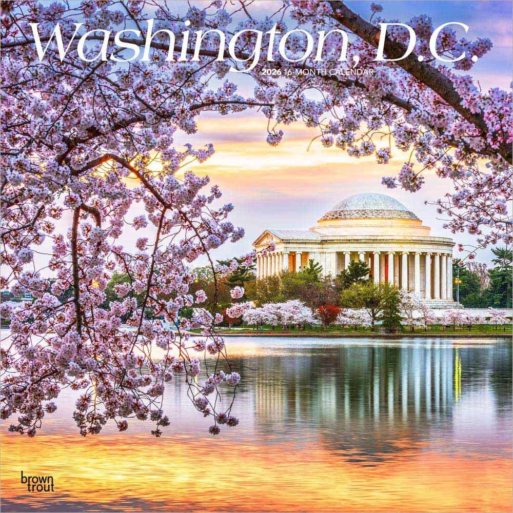 Washington DC 2026 Wall Calendar Calendars com