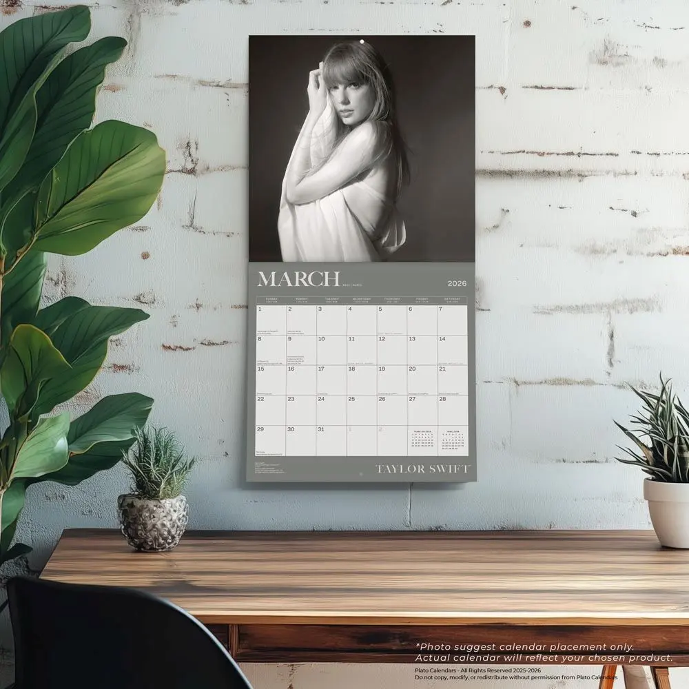 Taylor Swift 18 Month 2026 Wall Calendar