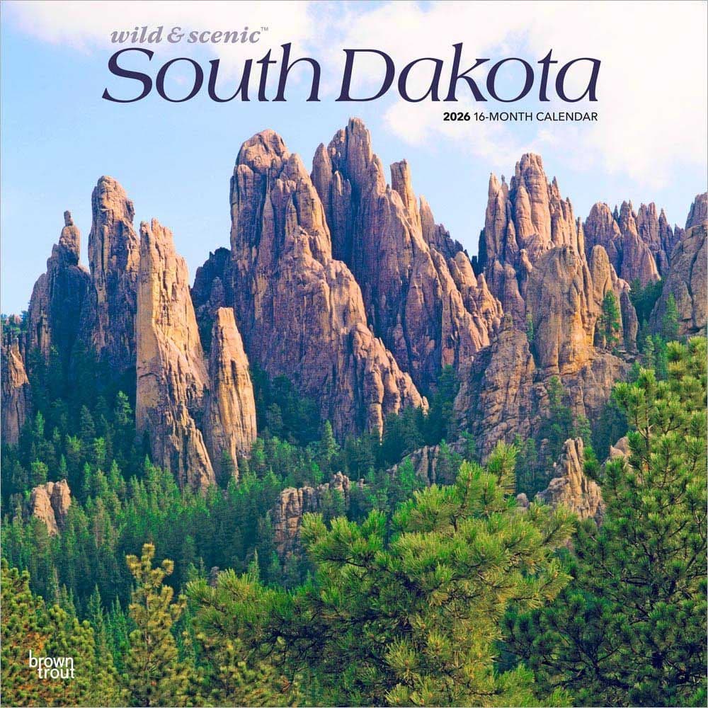 South Dakota 2026 Wall Calendar Main Product Image