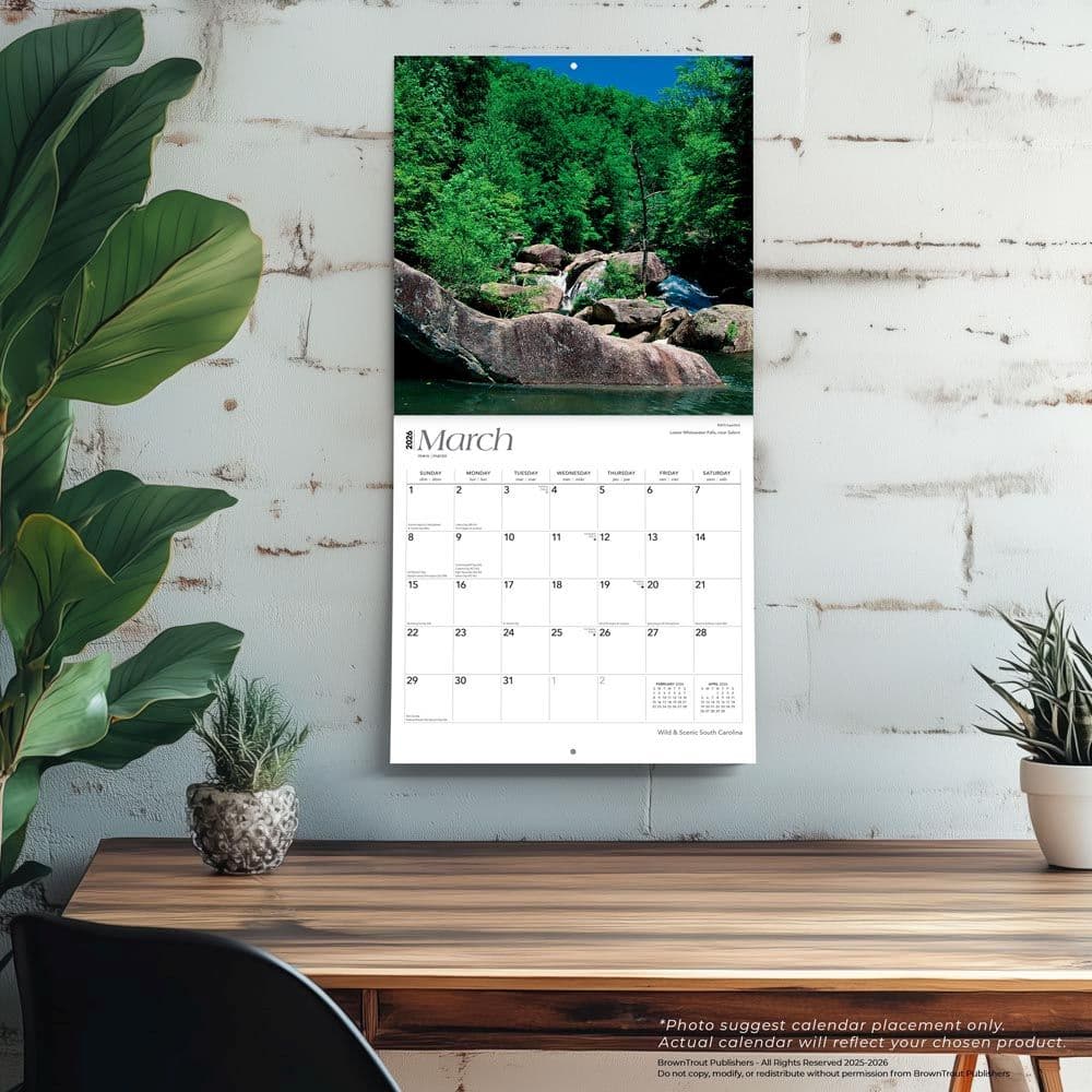 South Carolina Wild and Scenic 2026 Wall Calendar Fourth Alternate Image