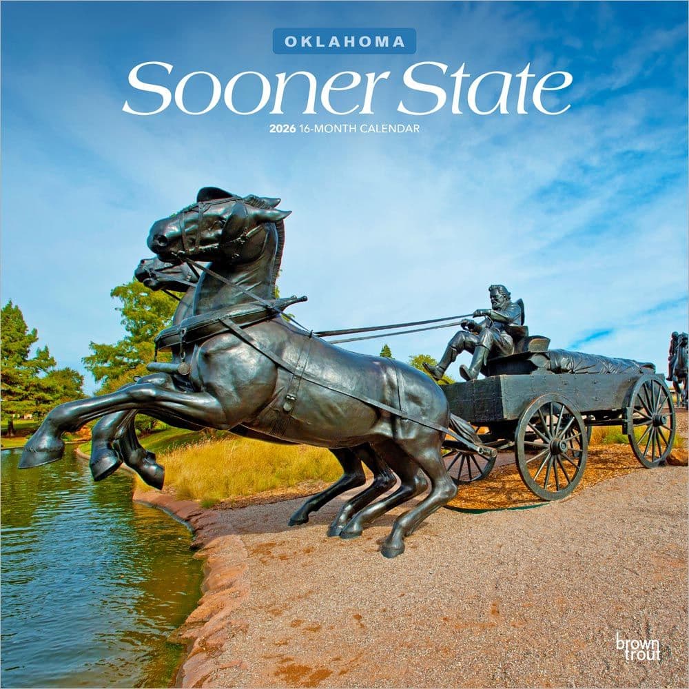 Sooner State Oklahoma 2026 Wall Calendar Main Product Image