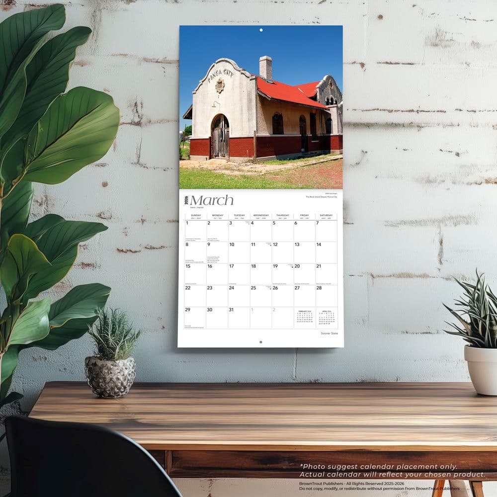 Sooner State Oklahoma 2026 Wall Calendar Fourth Alternate Image