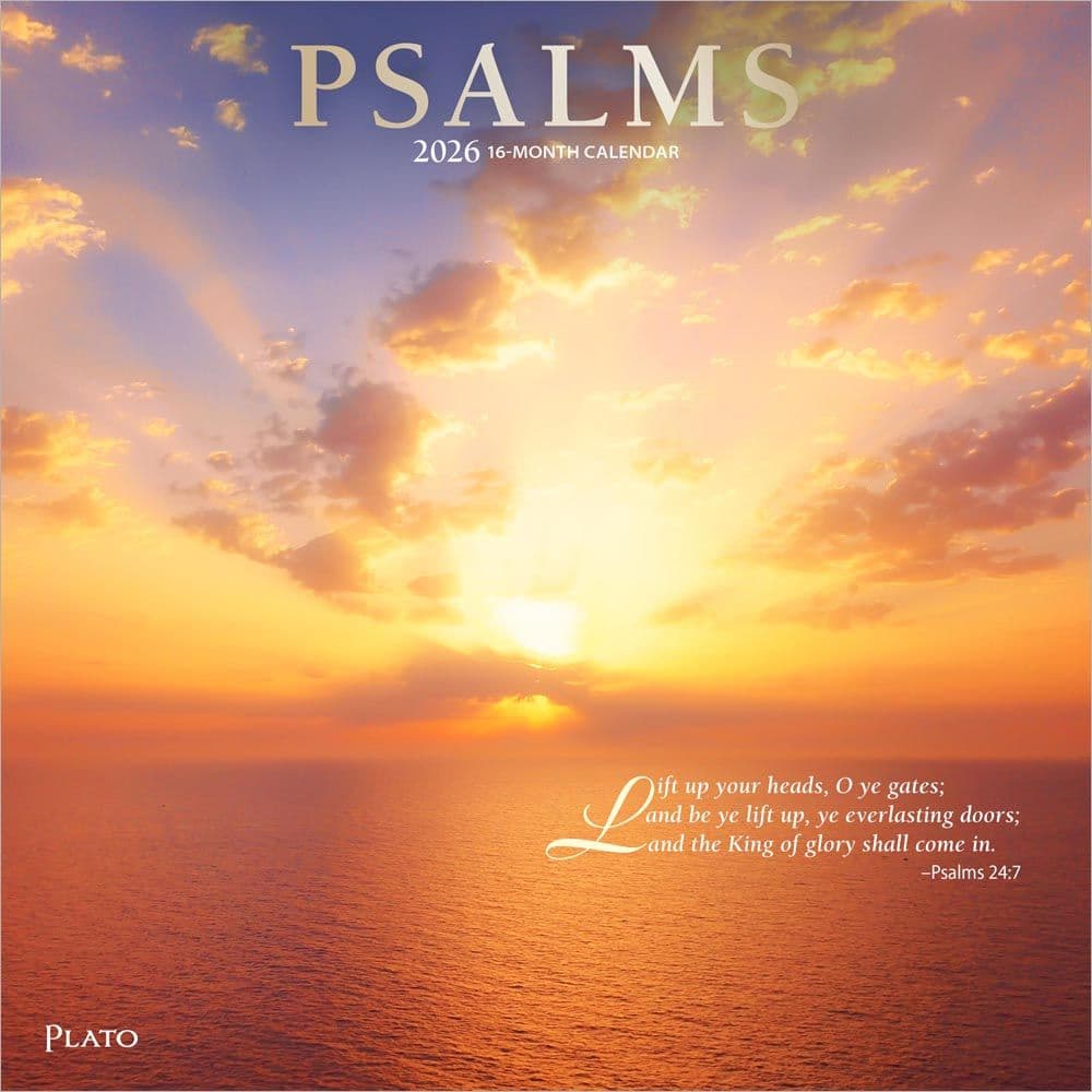 Psalms Plato 2026 Wall Calendar Main Product Image