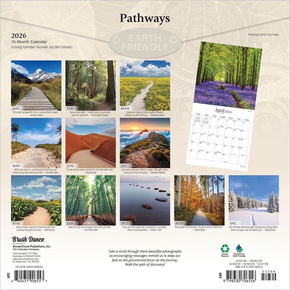 Pathways 2026 Wall Calendar First Alternate Image