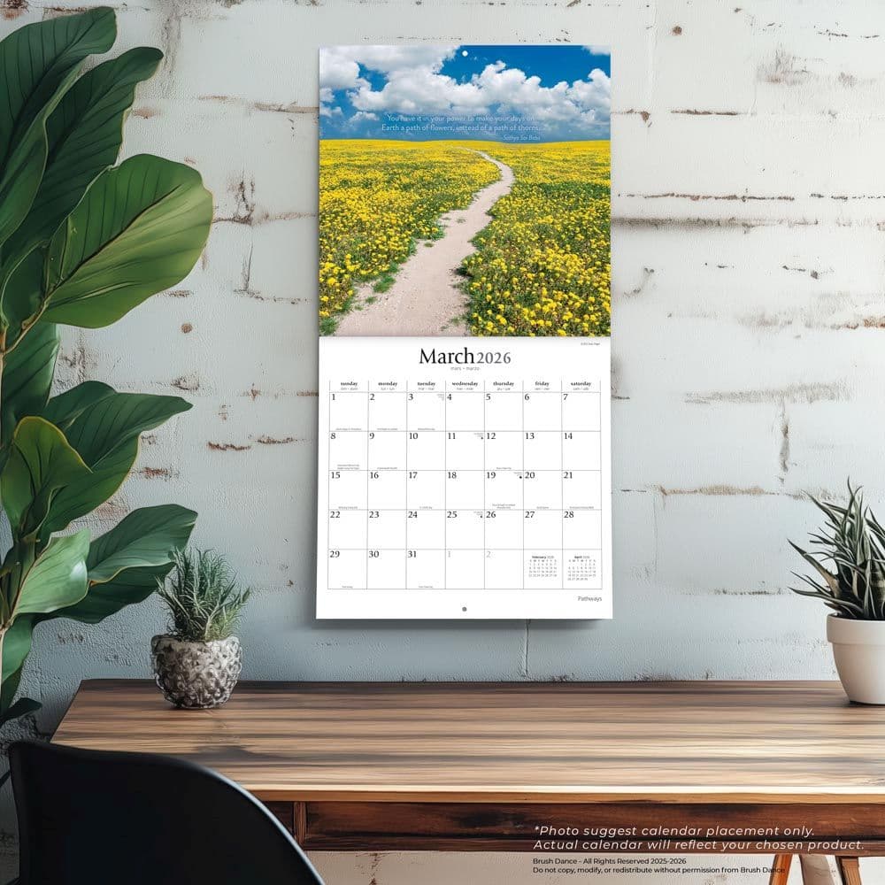 Pathways 2026 Wall Calendar Fourth Alternate Image