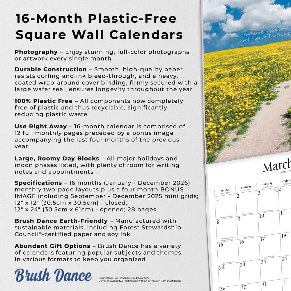 Pathways 2026 Wall Calendar Fifth Alternate Image