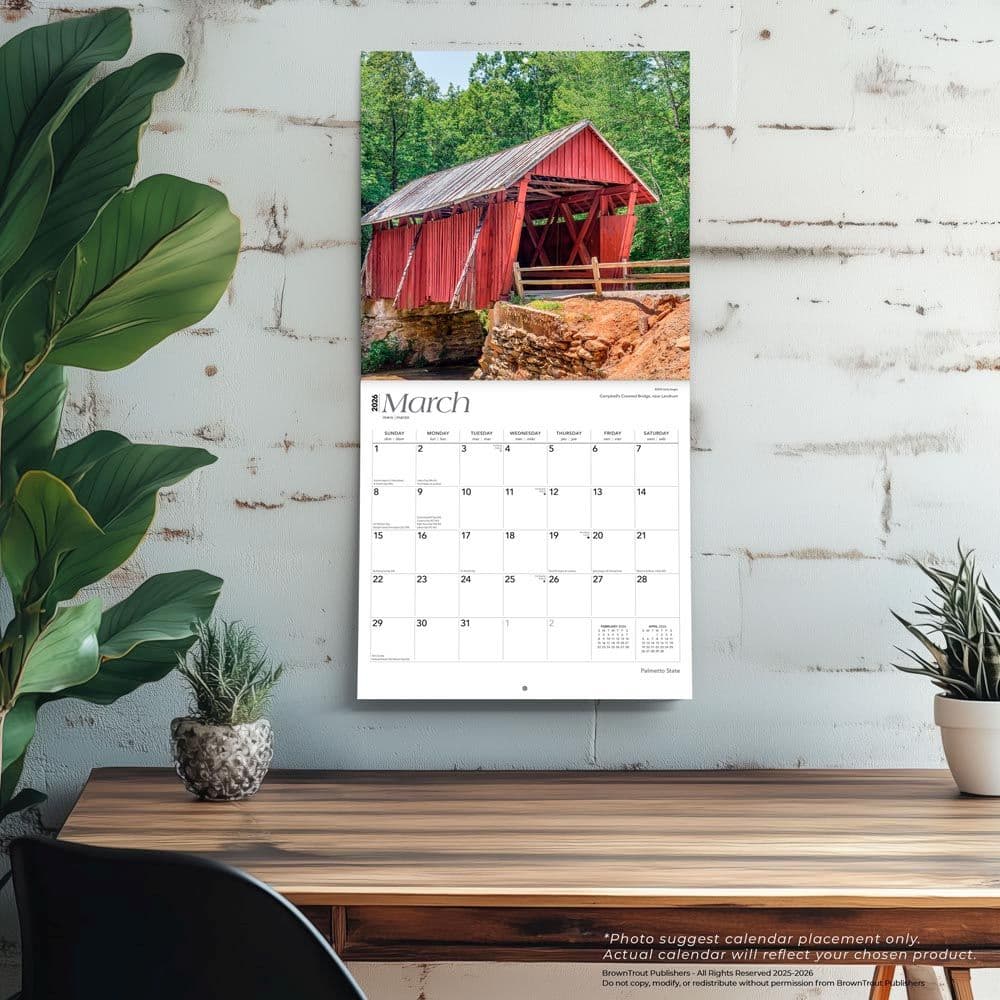 Palmetto State South Carolina 2026 Wall Calendar Fourth Alternate Image