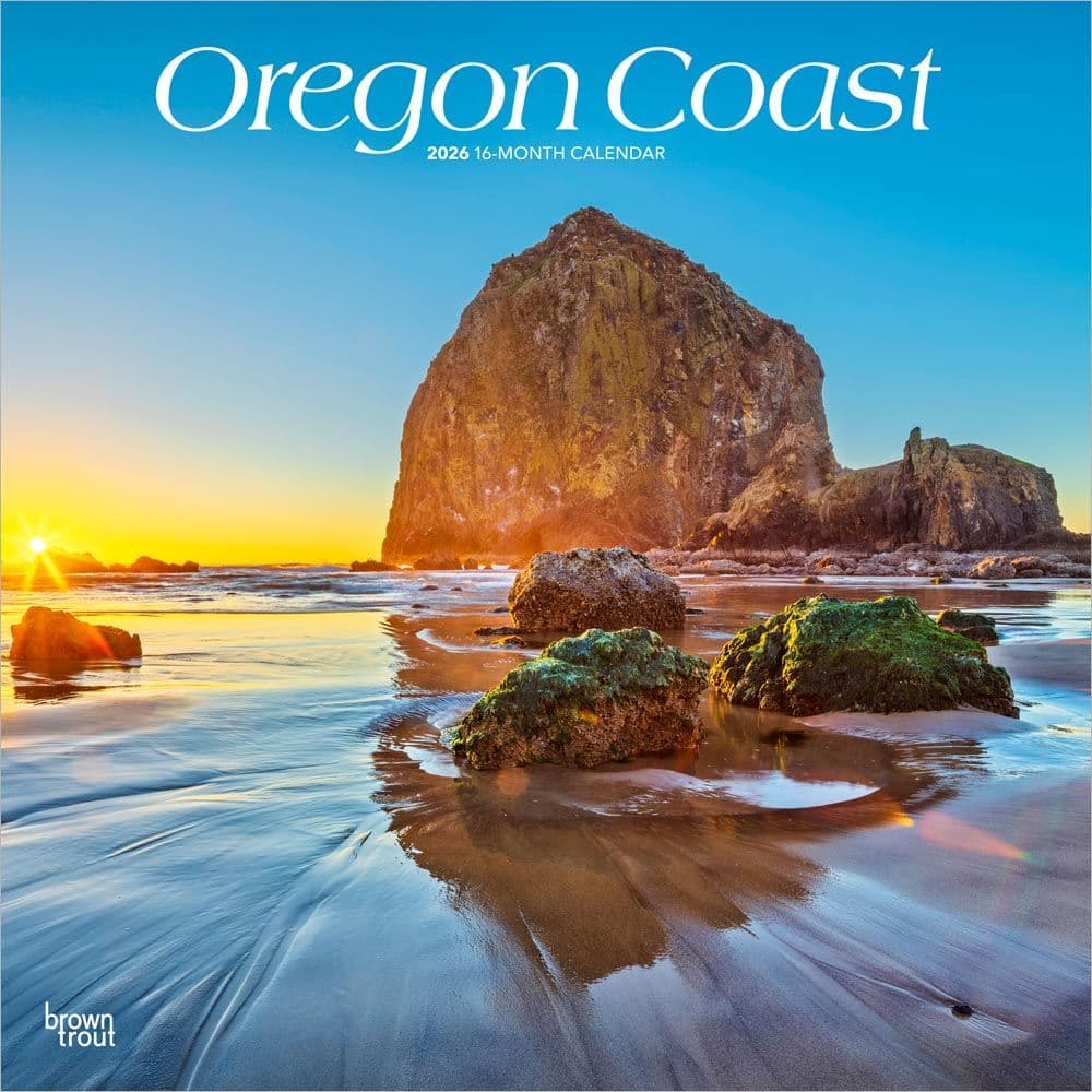 Oregon Coast 2026 Wall Calendar Main Product Image