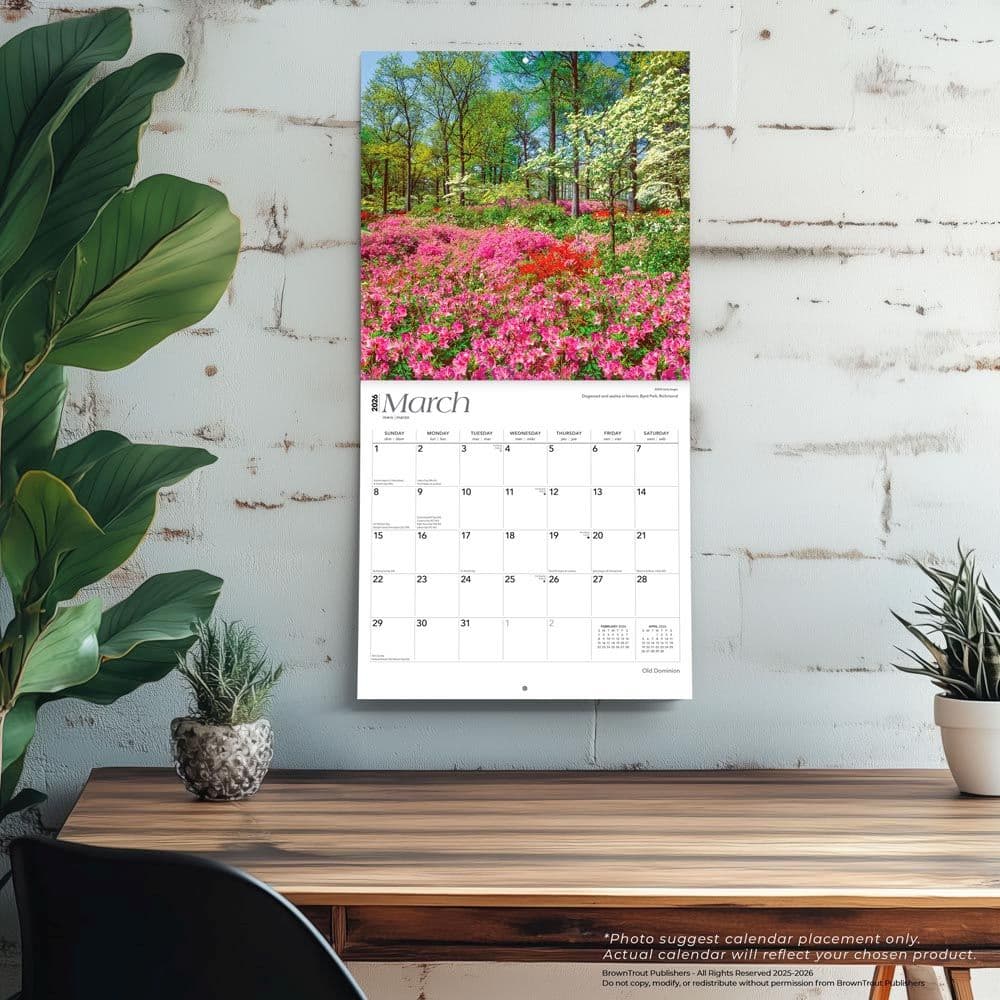 Virginia Places 2026 Wall Calendar Fourth Alternate Image