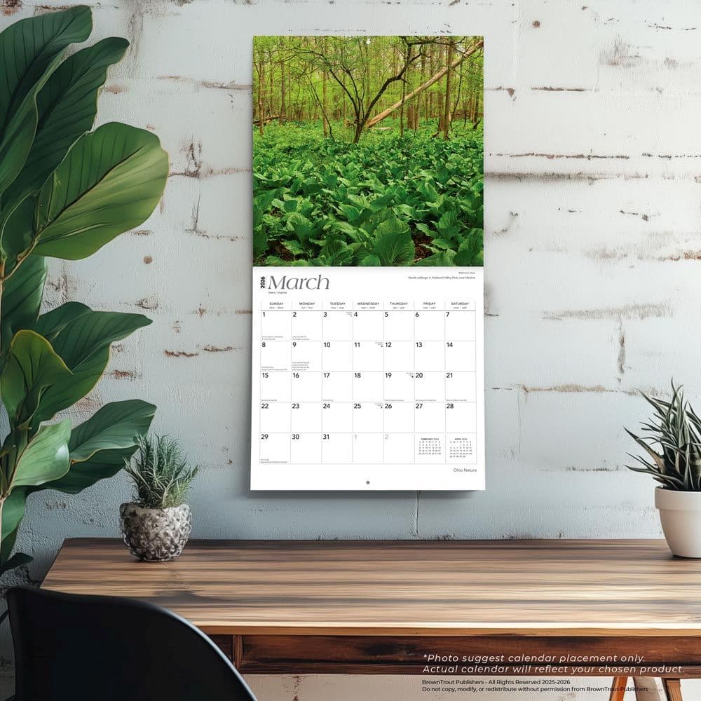 Ohio Nature 2026 Wall Calendar Fourth Alternate Image