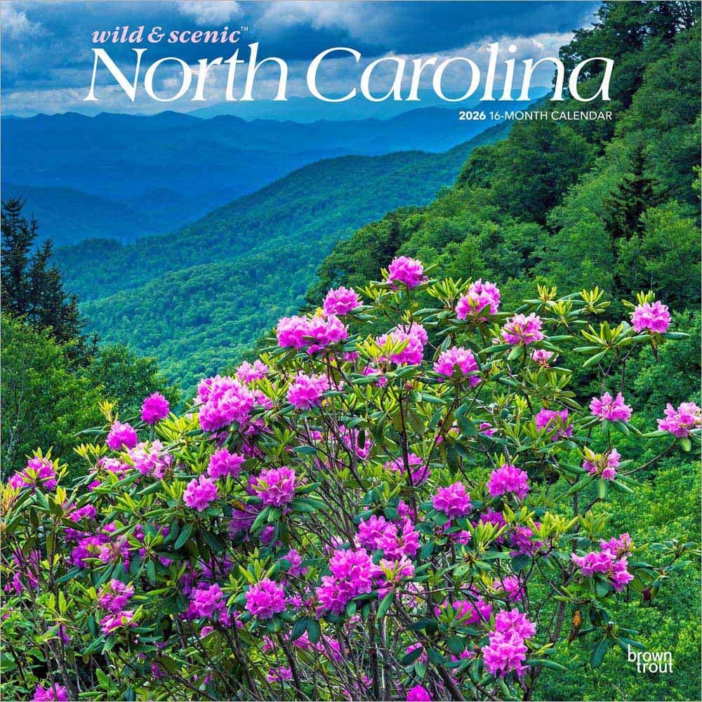 North Carolina Nature 2026 Wall Calendar Main Product Image