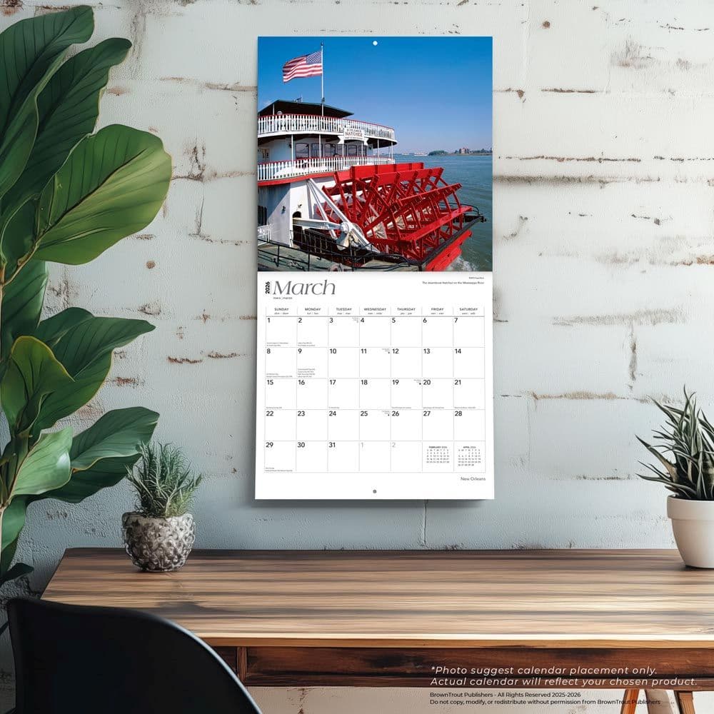 New Orleans 2026 Wall Calendar Fourth Alternate Image