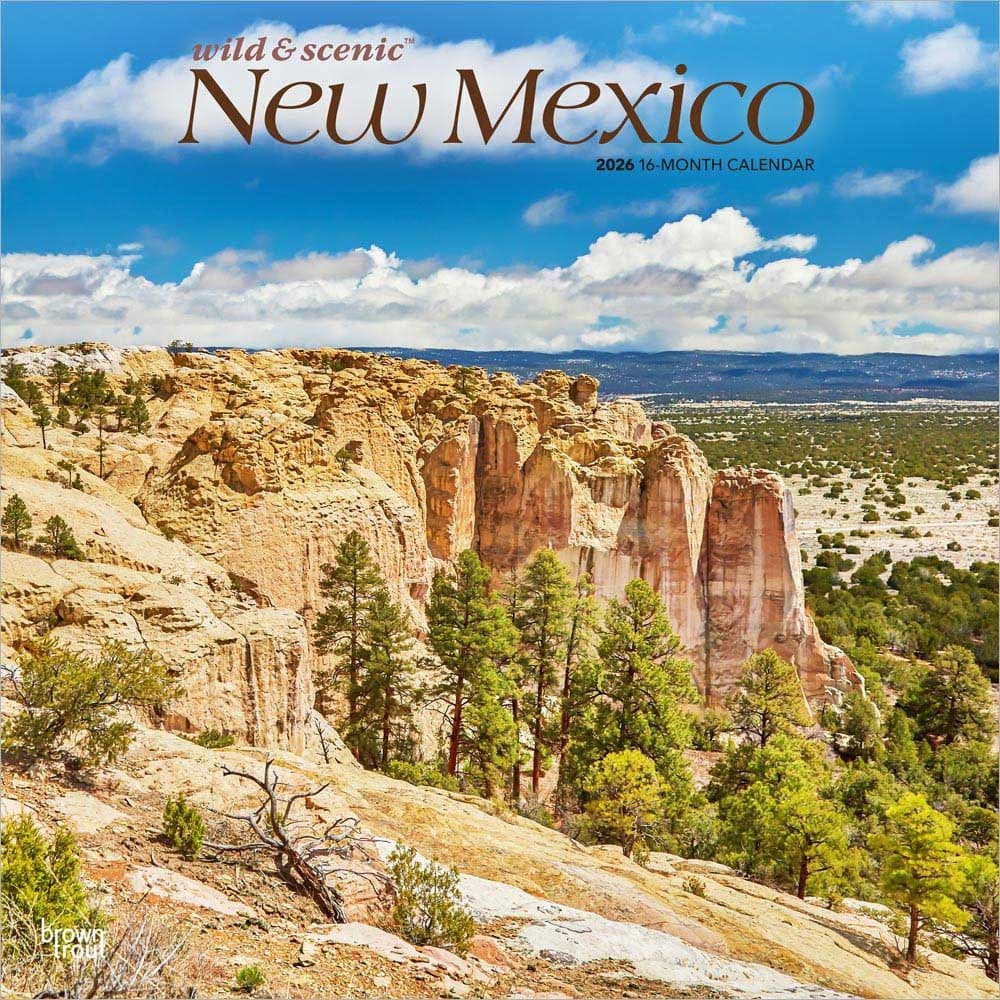 New Mexico Wild and Scenic 2026 Wall Calendar Main Product Image