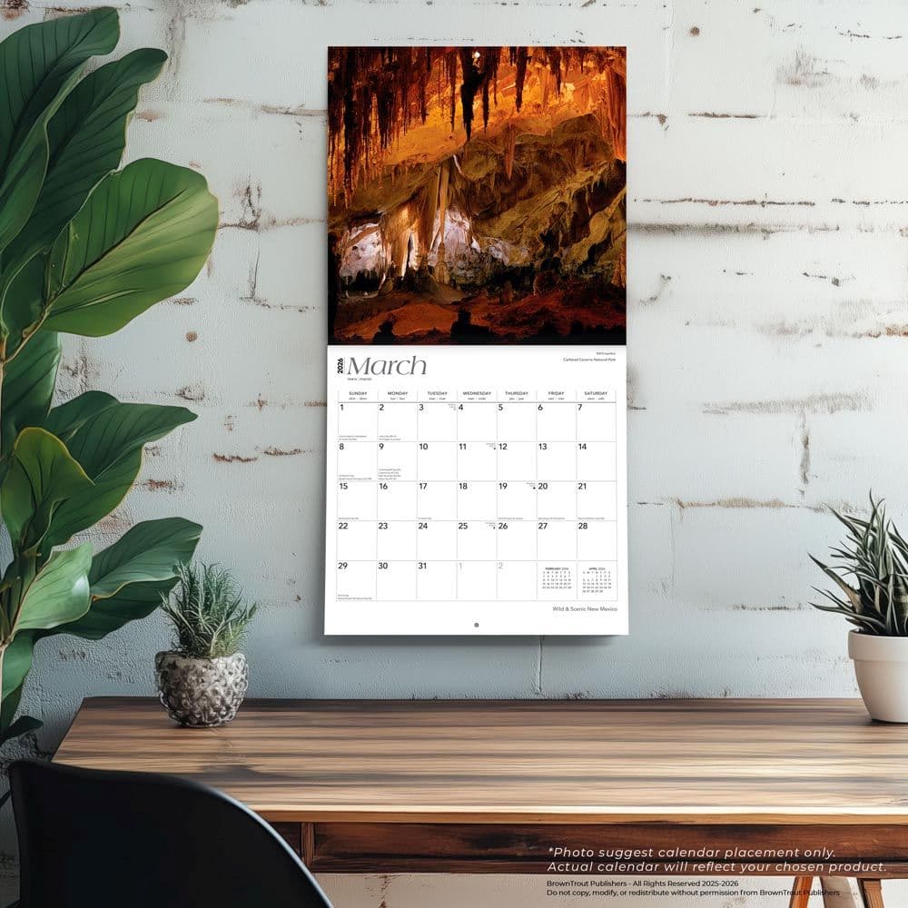 New Mexico Wild and Scenic 2026 Wall Calendar Fourth Alternate Image