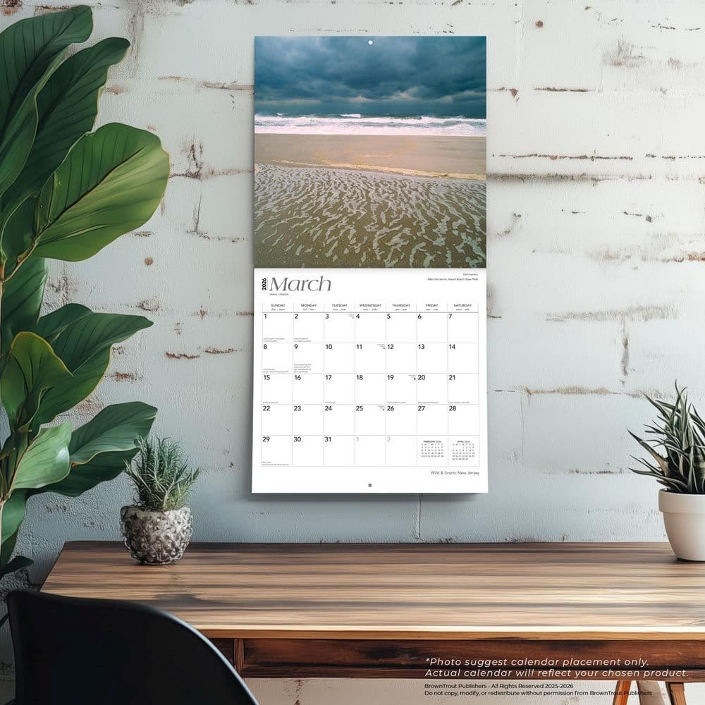 New Jersey Wild and Scenic 2026 Wall Calendar Fourth Alternate Image