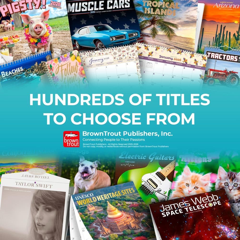 New Jersey Wild and Scenic 2026 Wall Calendar Eighth Alternate Image