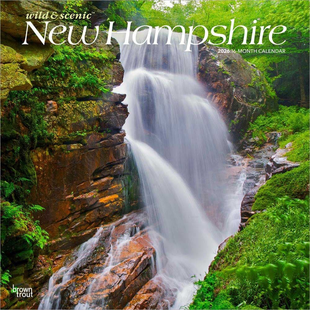 New Hampshire Wild and Scenic 2026 Wall Calendar Main Product Image