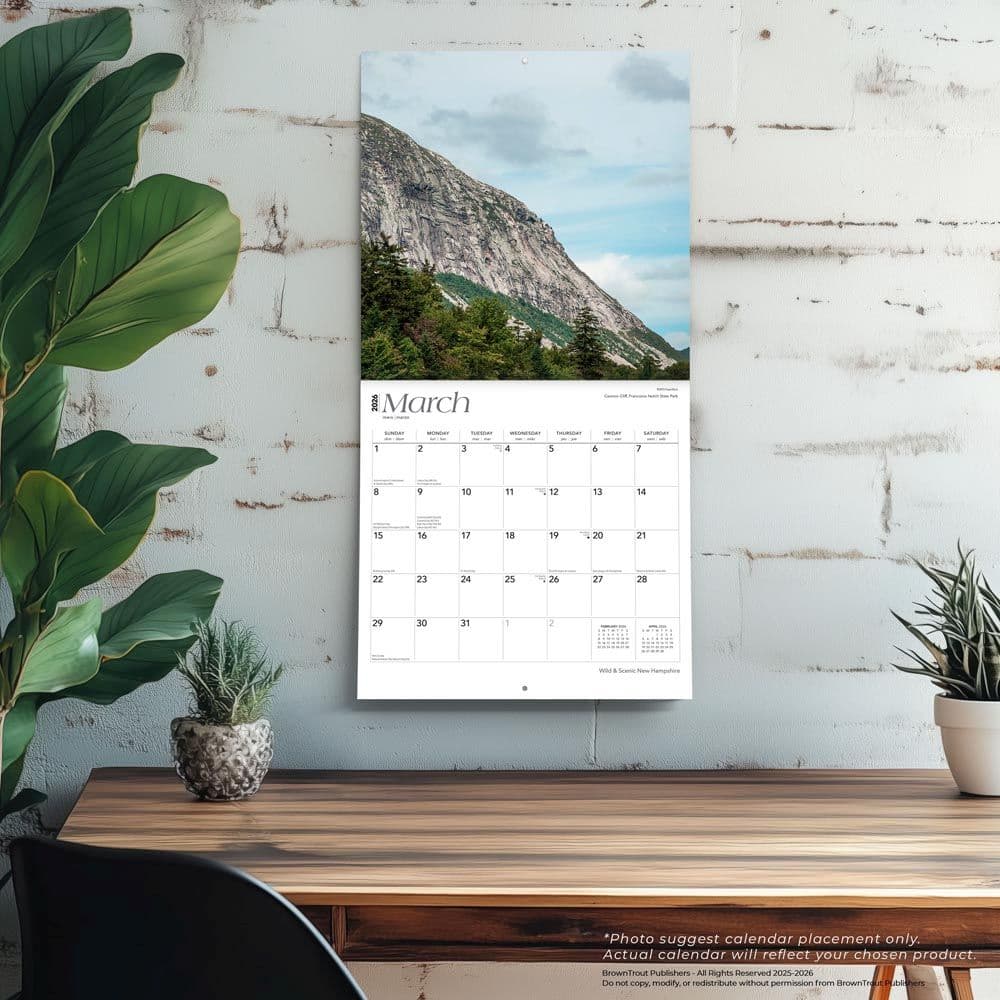 New Hampshire Wild and Scenic 2026 Wall Calendar Fourth Alternate Image