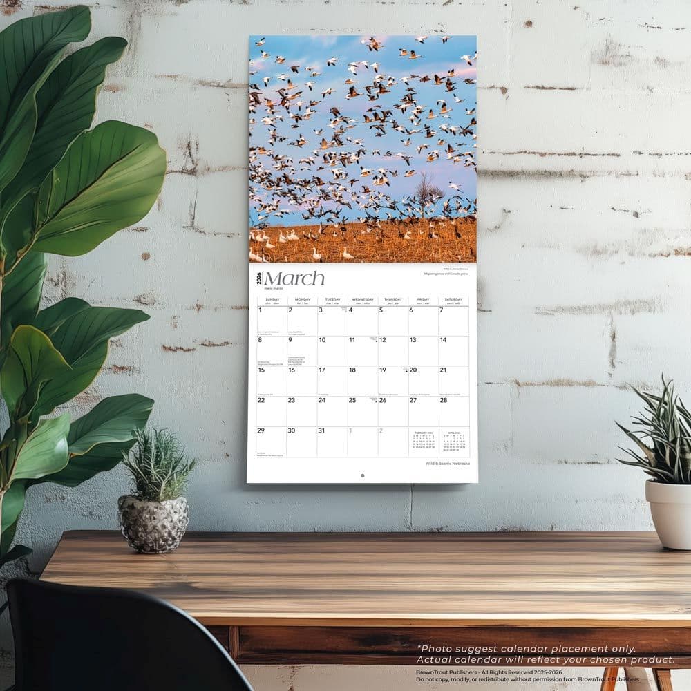 Nebraska Wild and Scenic 2026 Wall Calendar Fourth Alternate Image