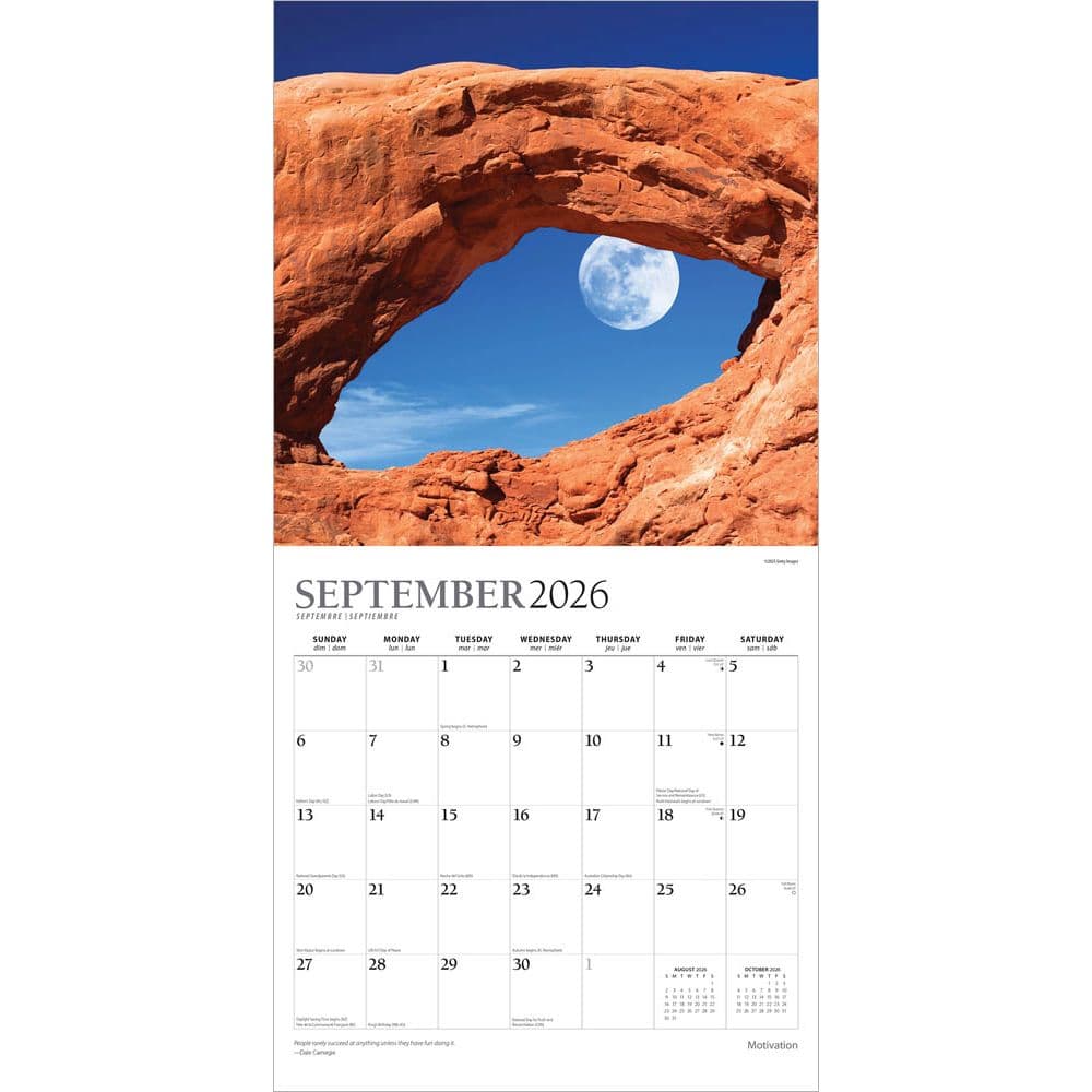 Motivation Plato 2026 Wall Calendar Third Alternate Image