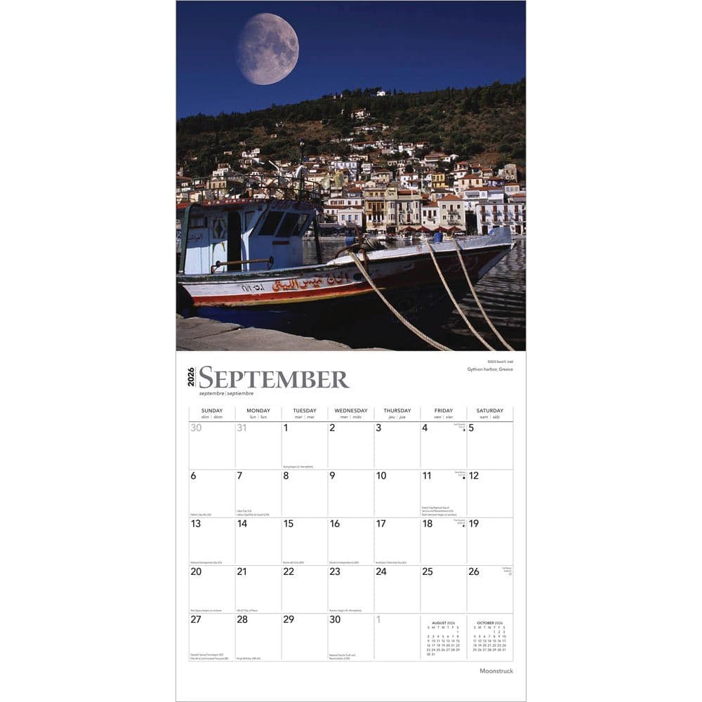 Moons 2026 Wall Calendar Third Alternate Image