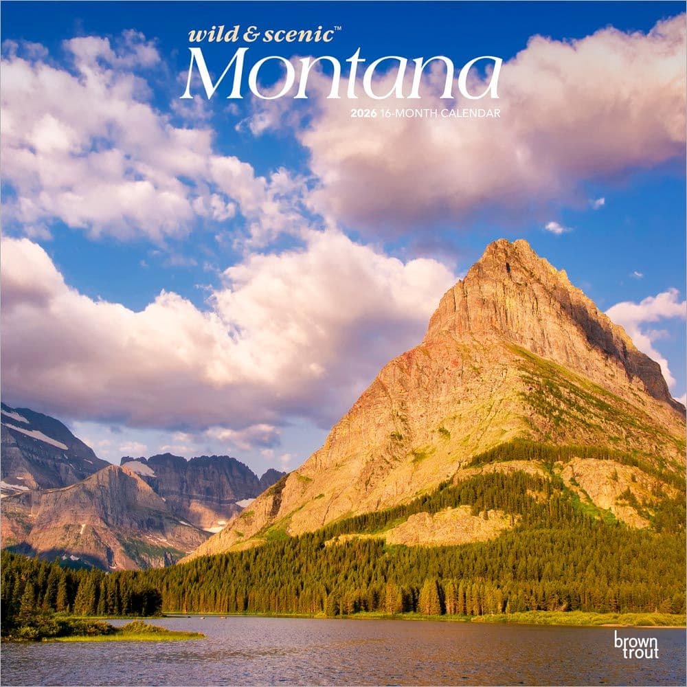 Montana Wild and Scenic 2026 Wall Calendar Main Product Image