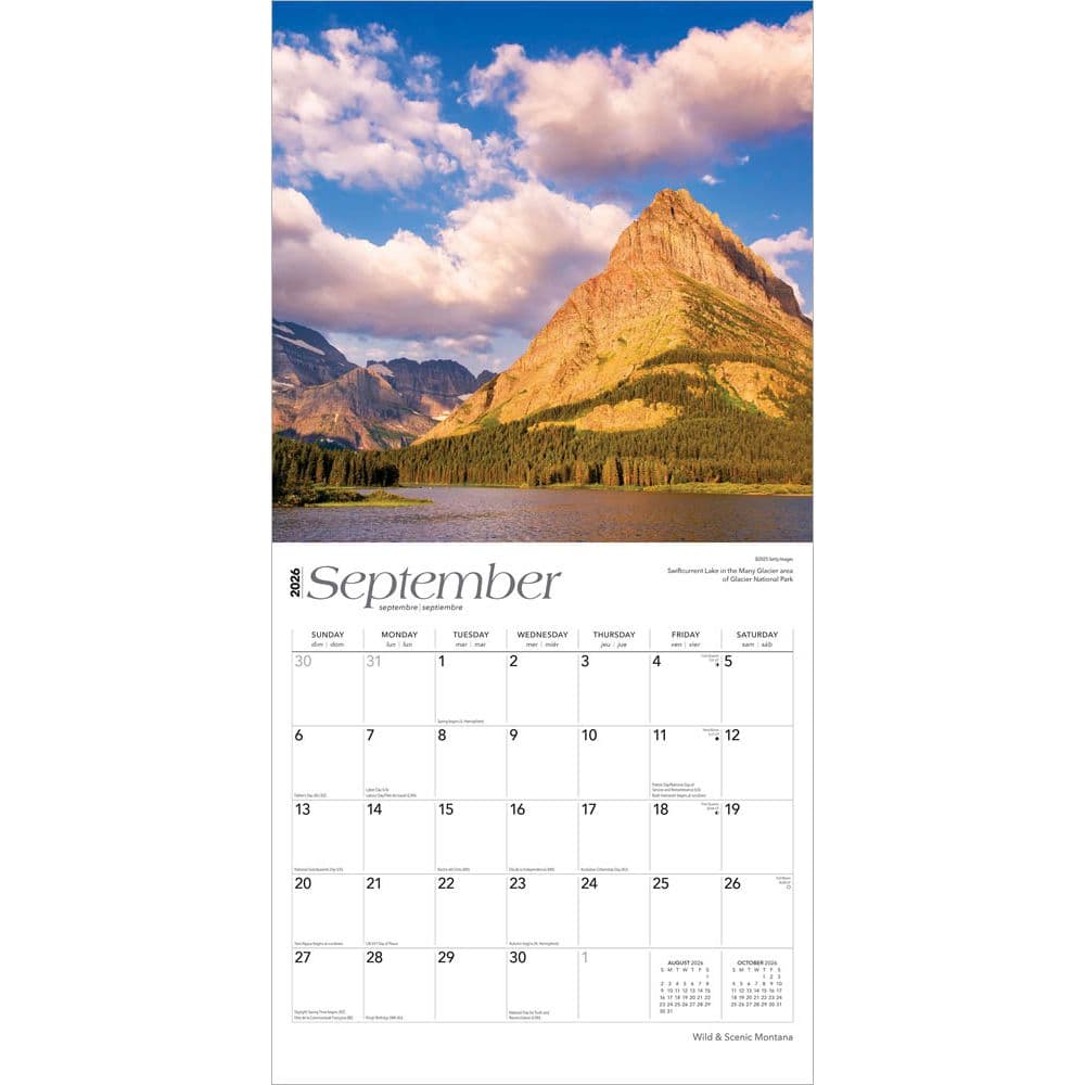 Montana Wild and Scenic 2026 Wall Calendar Third Alternate Image