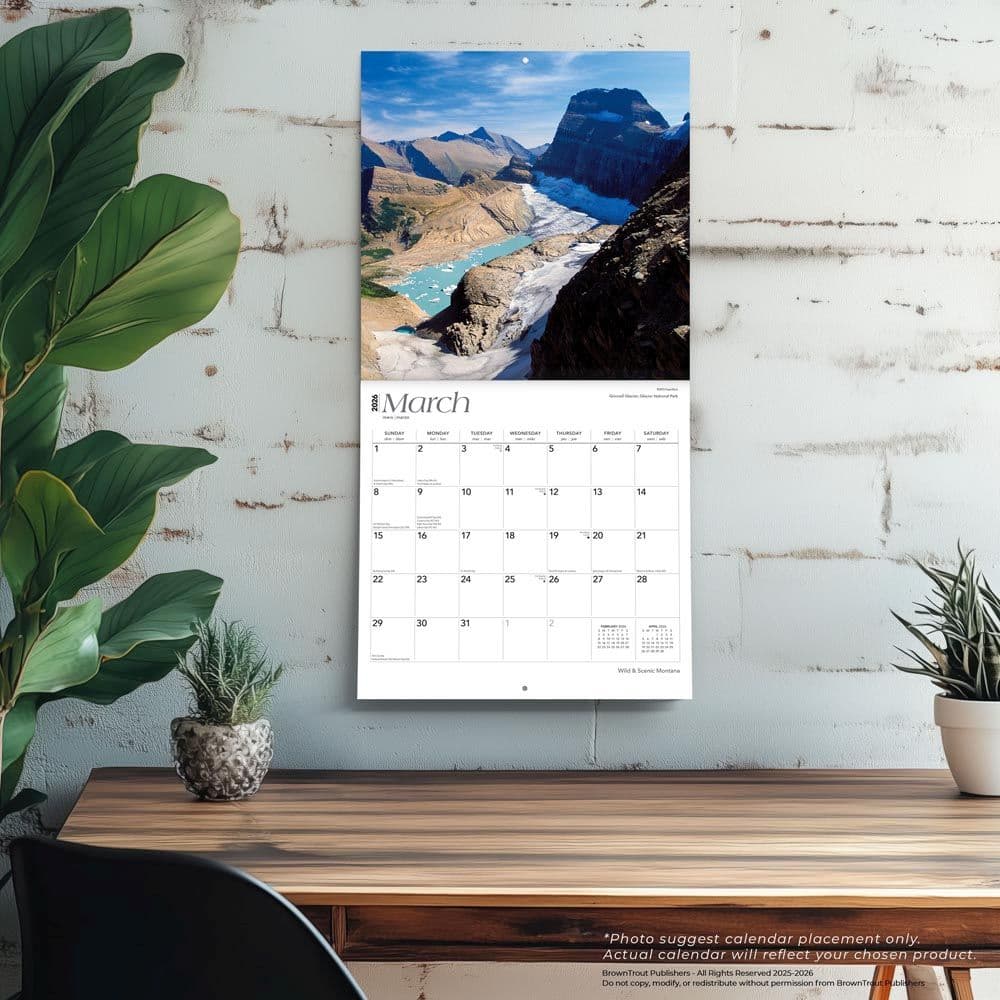 Montana Wild and Scenic 2026 Wall Calendar Fourth Alternate Image