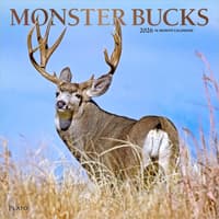 image Monster Bucks Plato 2026 Wall Calendar Main Product Image