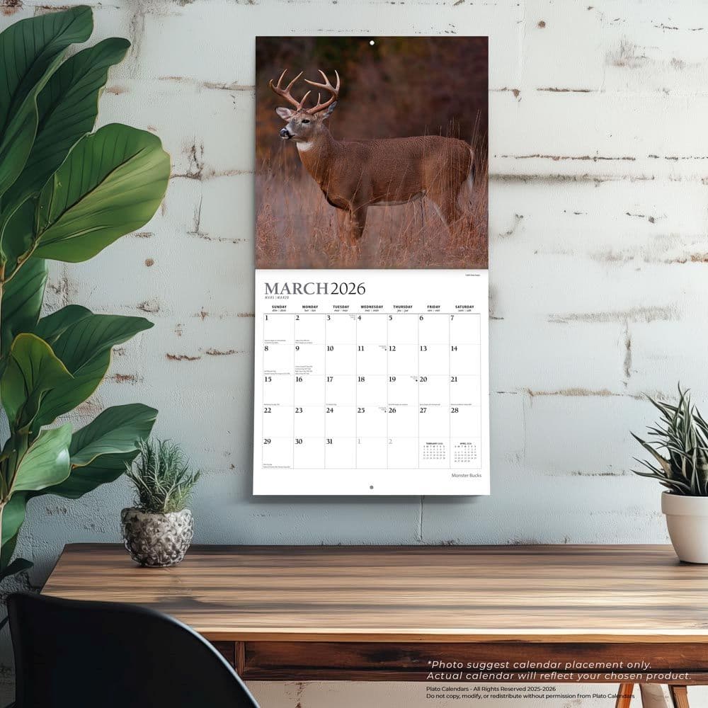 Monster Bucks Plato 2026 Wall Calendar Fourth Alternate Image