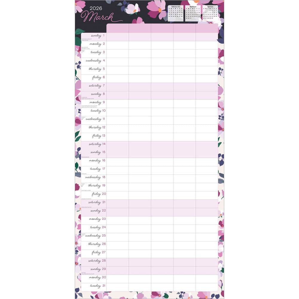 Moms Family Planner 2026 Wall Calendar Second Alternate Image