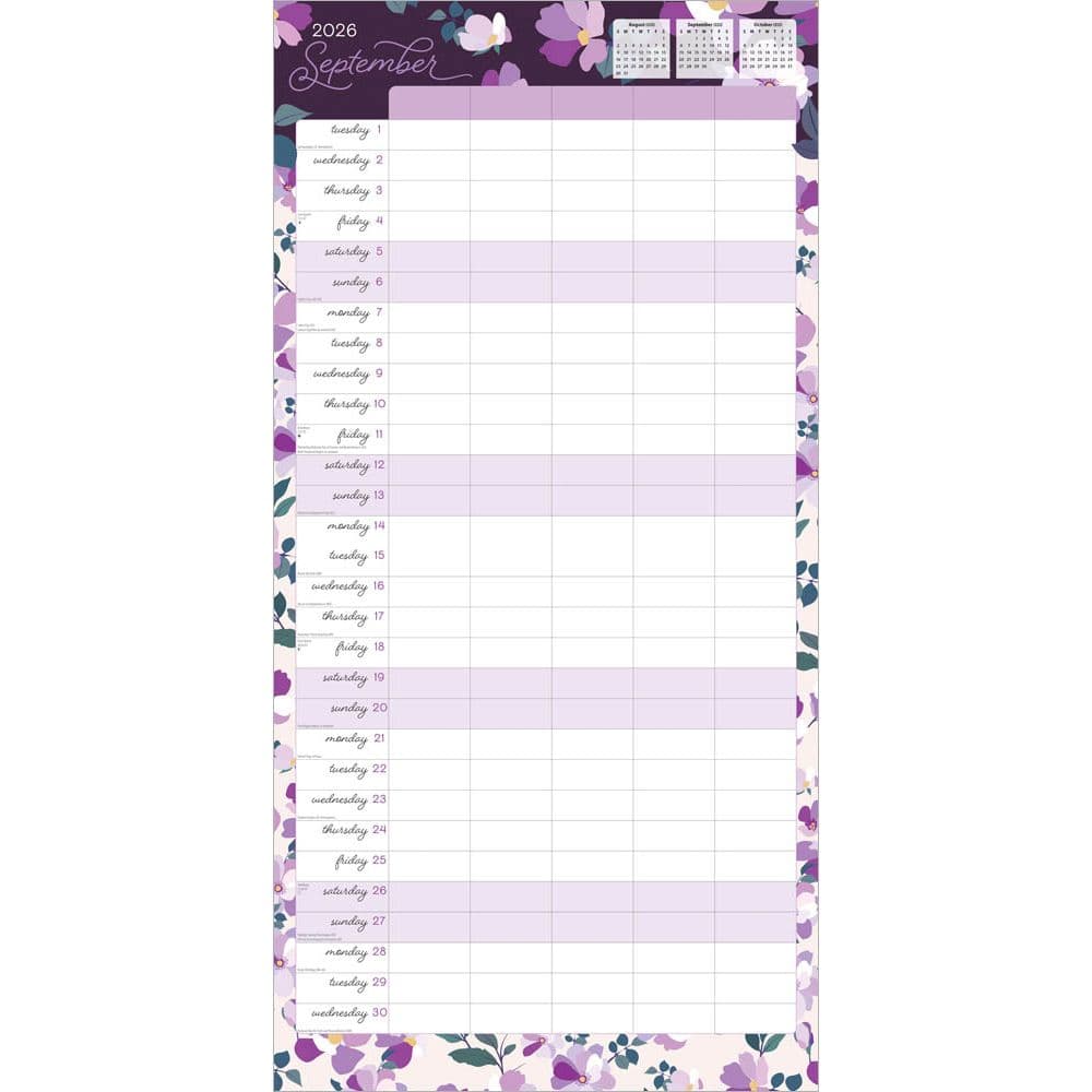 Moms Family Planner 2026 Wall Calendar Third Alternate Image