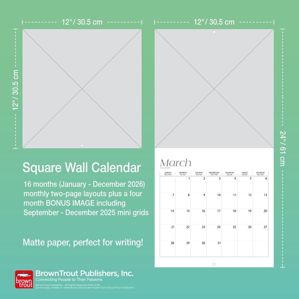 Moms Family Planner 2026 Wall Calendar Sixth Alternate Image