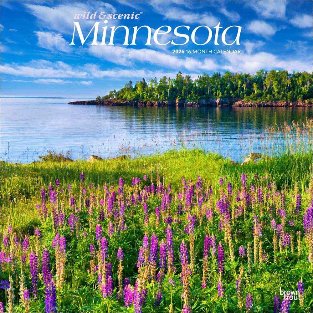 Minnesota Wild and Scenic 2026 Wall Calendar Main Product Image