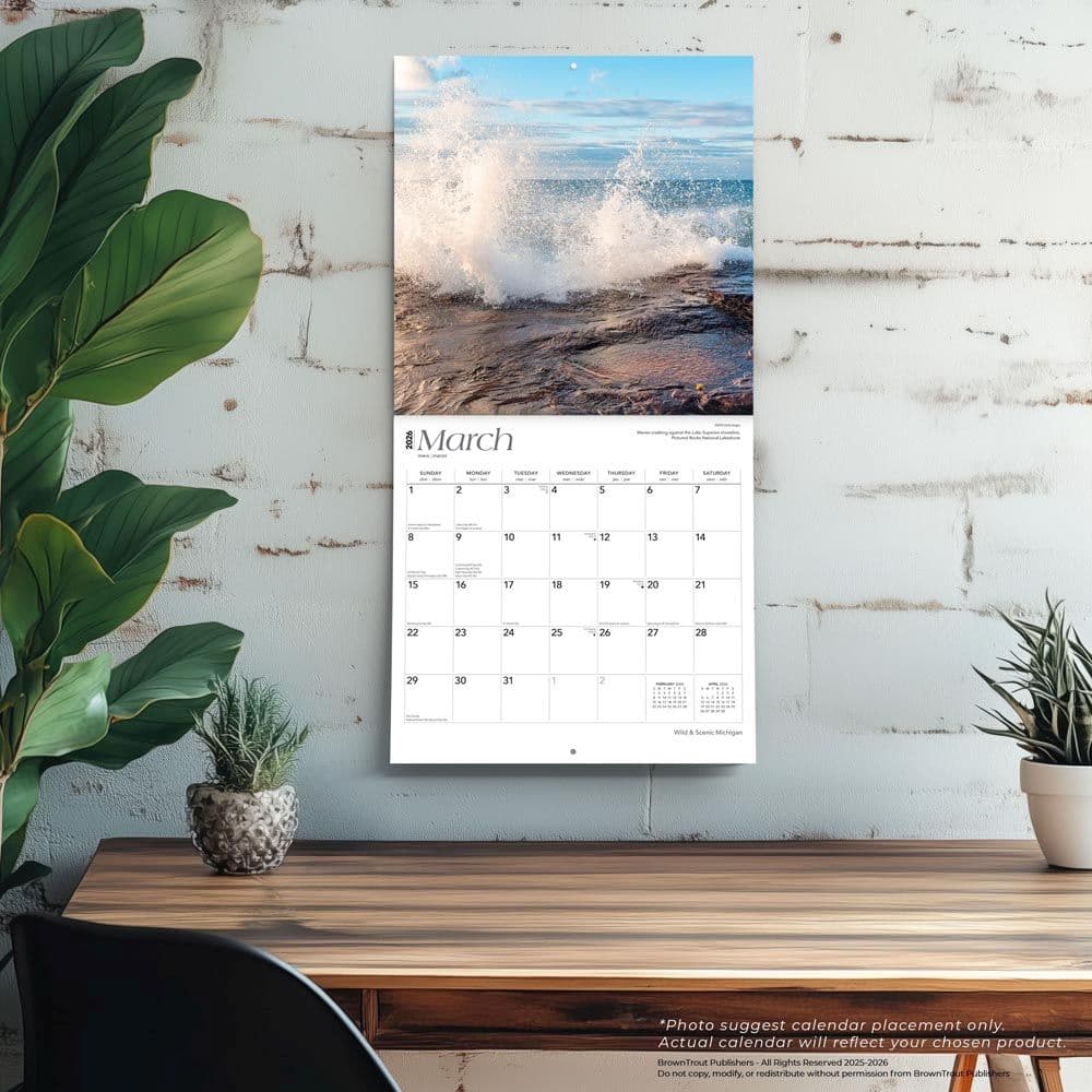 Michigan Wild and Scenic 2026 Wall Calendar Fourth Alternate Image