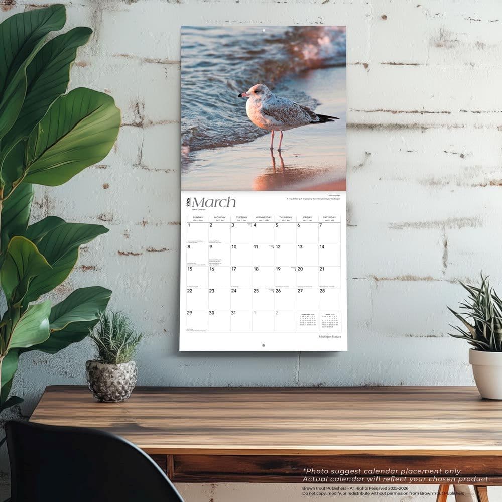 Michigan Nature 2026 Wall Calendar Fourth Alternate Image