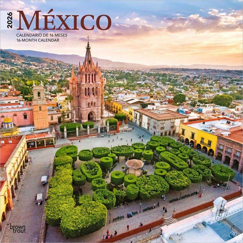 Mexico 2026 Wall Calendar Main Product Image
